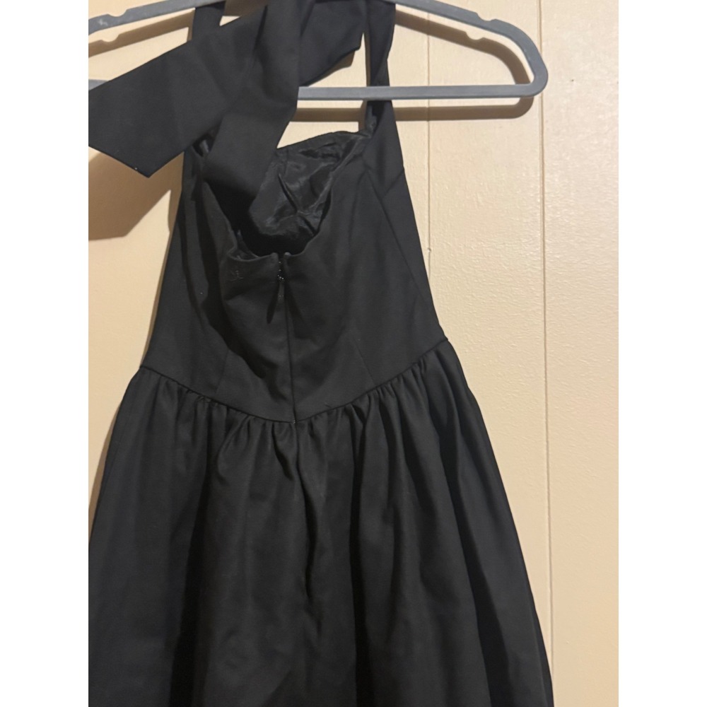 Showpo Black Halter Neck Corset Basque Waist Midi Dress size 2  milkmaid Goth - Picture 6 of 11